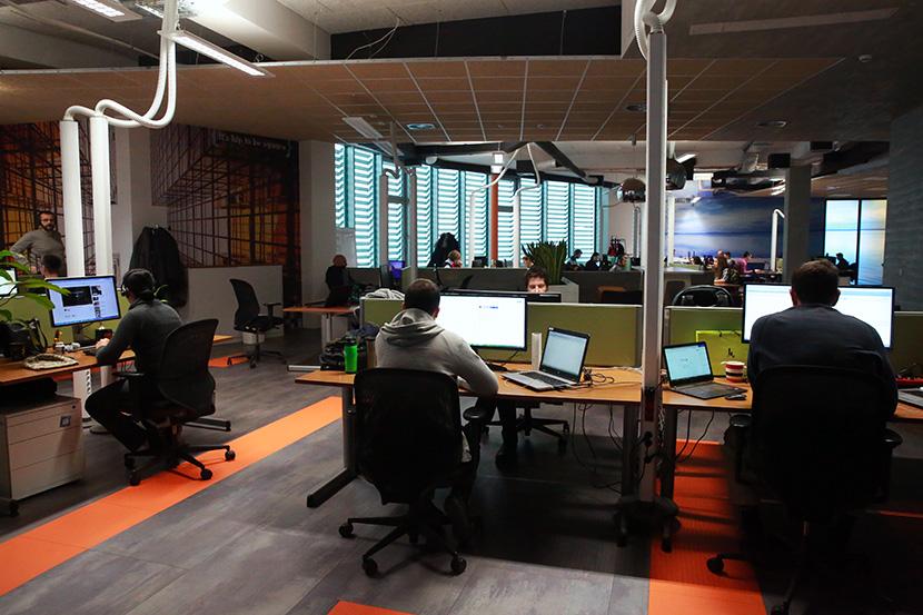 Professionals working in a modern office in Bosnia and Herzegovina