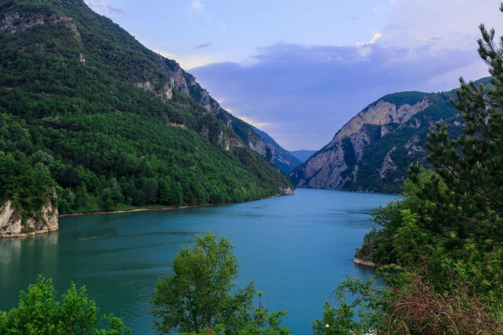 Dense forest landscape in Perućica Bosnia and Herzegovina