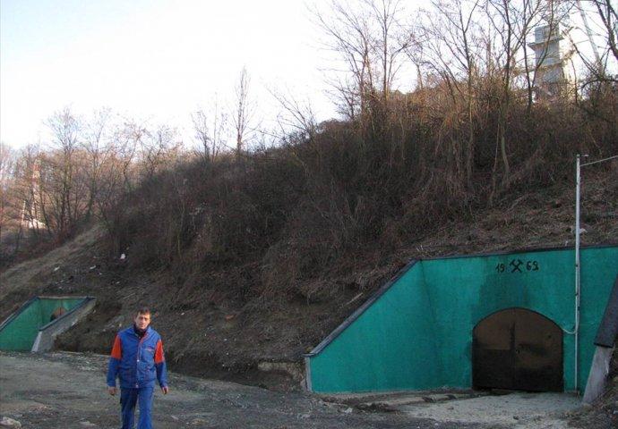 Open-pit iron-ore mine near Prijedor in Bosnia and Herzegovina